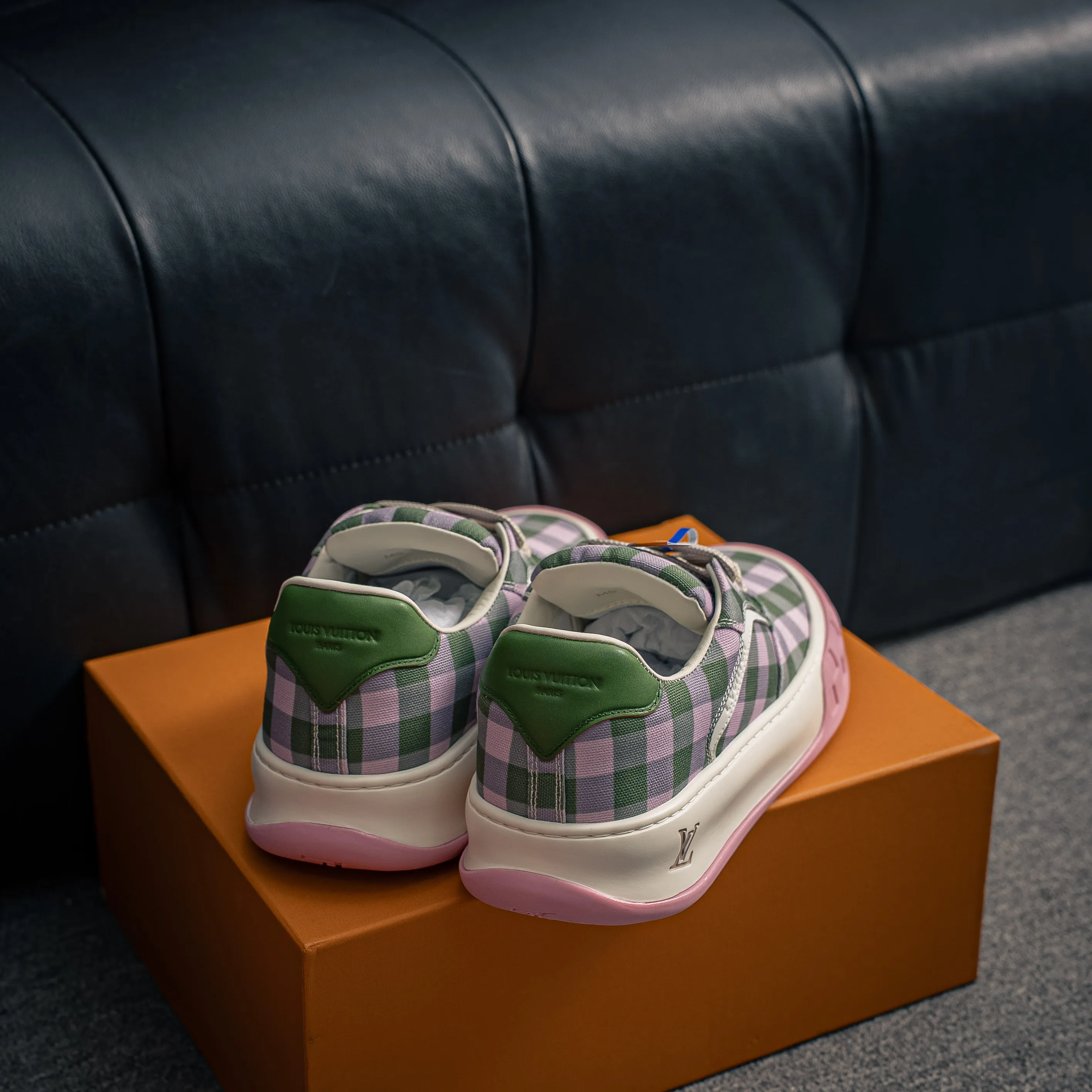 # LV tilted ， Shoes，Sneakers， Shoes，Skate Shoes~~ Sneakers， LV Shoes ， Cushioning TPU Vuitton ，